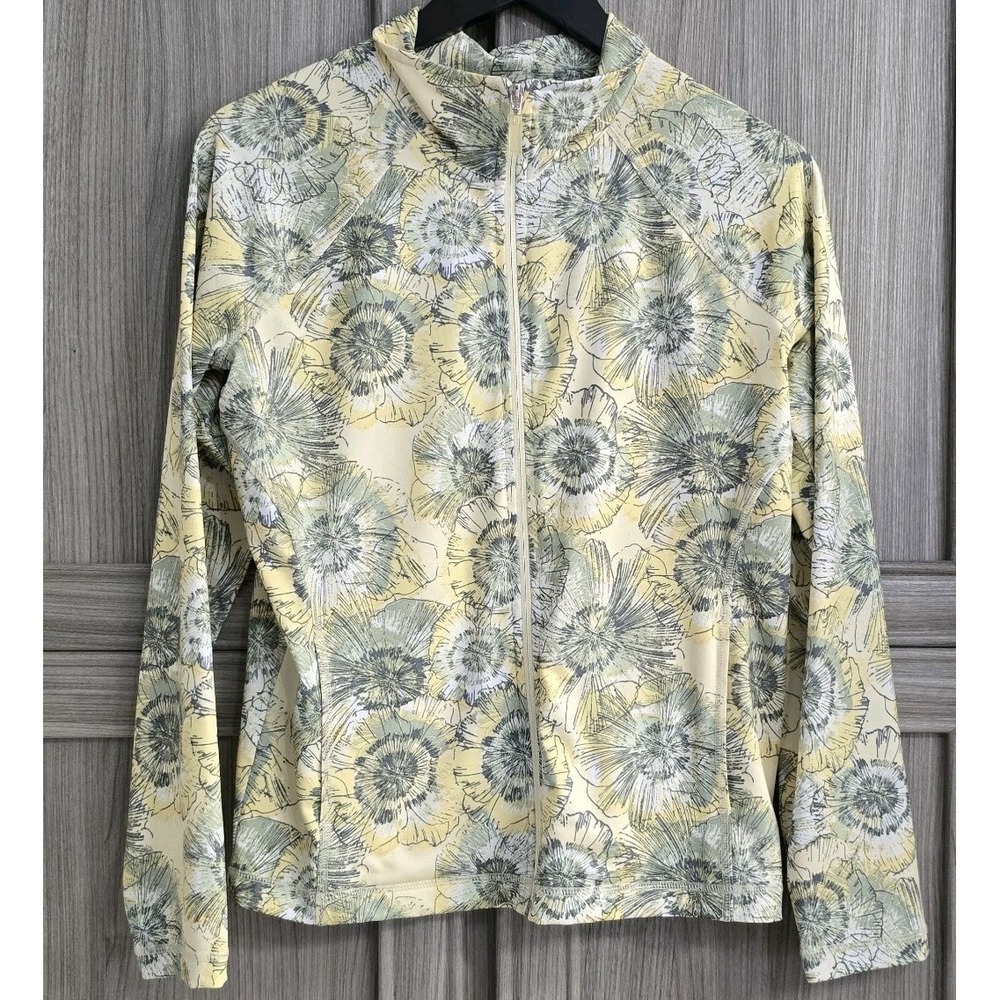 Style N Company Sport Womens Zip Up Top LS Small